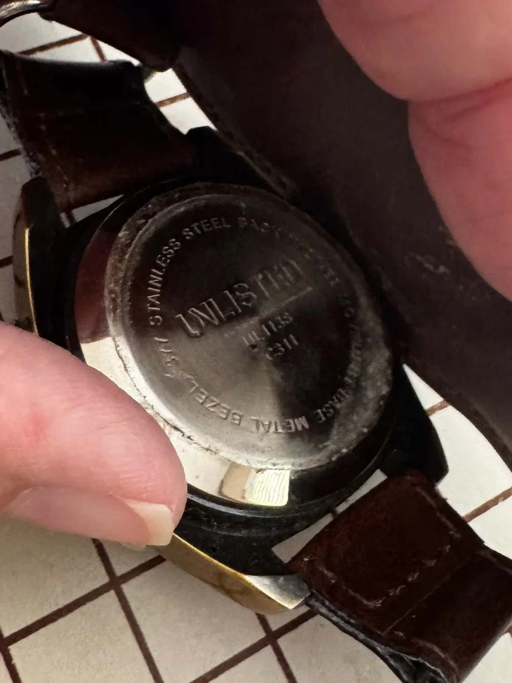 Vintage Unlisted by Kenneth Cole Men’s Analog-Digital Chronograph Watch
